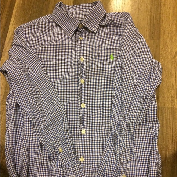 kids large fits 14-16 Polo long sleeve - Picture 3 of 4